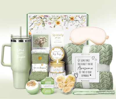 Birthday Gifts for Women Self Care Get Well Soon Gifts, Vanilla Relaxing Spa Gif