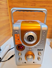 RCA RK-1255 Portable CD G Karaoke System; One Microphone; Works