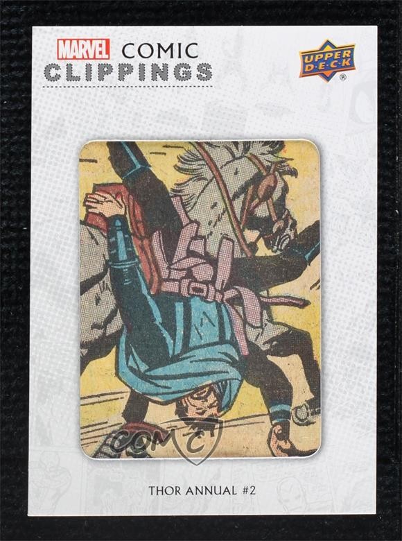 2020 Upper Deck Marvel Ages Comic Clippings 49/75 Thor Annual #2 #THA-2 07qw