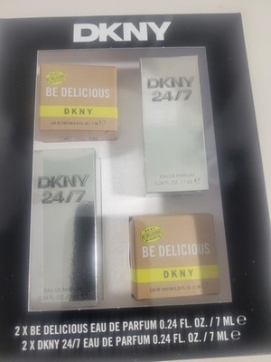 DKNY Be Delicious  DNYK 27/7 Eau De Parfum Mini Dabber Set Sealed Each 7ml NIB