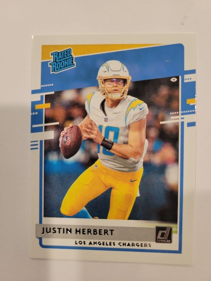 2020 Panini Donruss - Rated Rookie Justin Herbert #303 (RC)