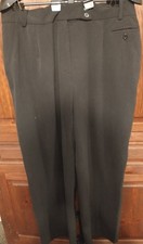 Larry Levine Dress Pants Womens Plus 20W Blac...