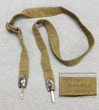 Trageriemen für Brotbeutel, Deutsche Wehrmacht WK2 WWII, Stempel Rebbelroth 1941