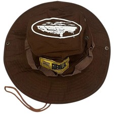 Corteiz Alcatraz Bucket Hat Brown/White