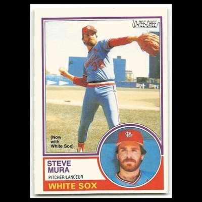Steve Mura #24 1983 O-Pee-Chee Chicago White Sox Baseball Card MLB NM