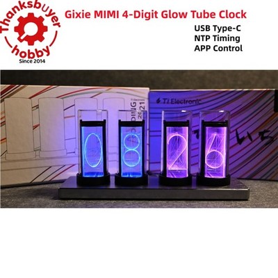 Gixie MIMI 4-Digit Glow Tube Clock 2W NTP Timing IoT Nixie Clock Type-C