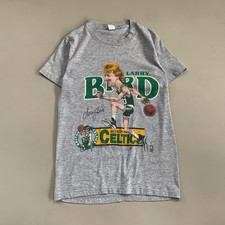 Small 80s Boston Celtics Larry Bird T-shirt