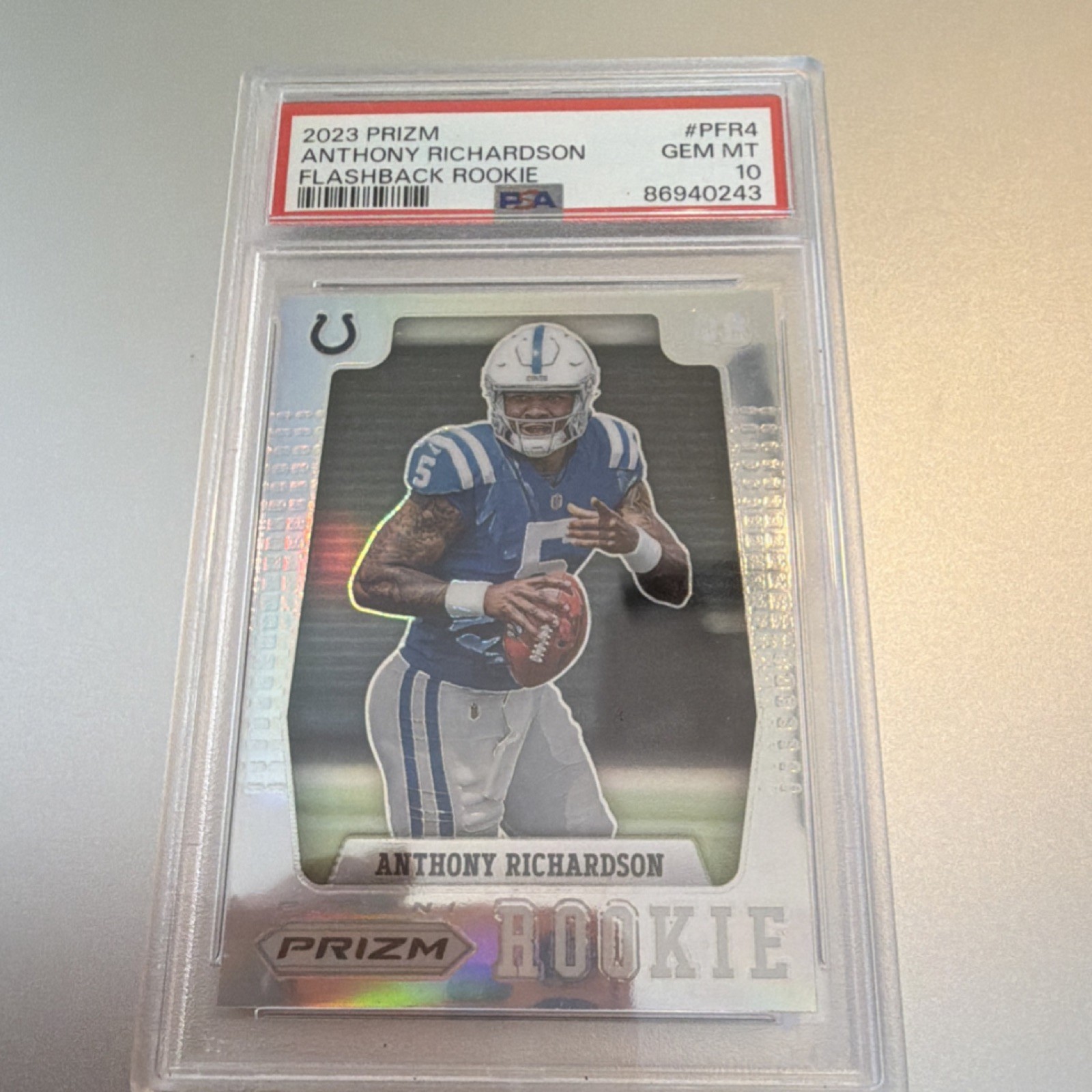 Anthony Richardson Panini Prizm Prizm Flashback Rookie #PFR4 Base