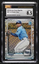 2020 Bowman Chrome Prospects Mega Box Mojo Refractor Wander Franco CSG 8.5 2u3