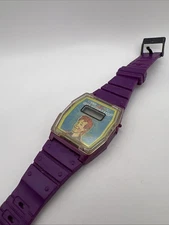 Real Ghostbusters 1988 Kenner Mail Away Digital Watch Purple  Venkman - Untested