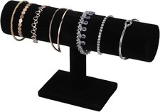 Jewelry Bracelet Storage Display Chain Watch T-Bar Rack Organizer Hard Stand Hol