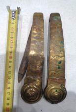 Paire de jugulaires pour casque de Dragon ou Cuirassier modèle 72-74. France WW1