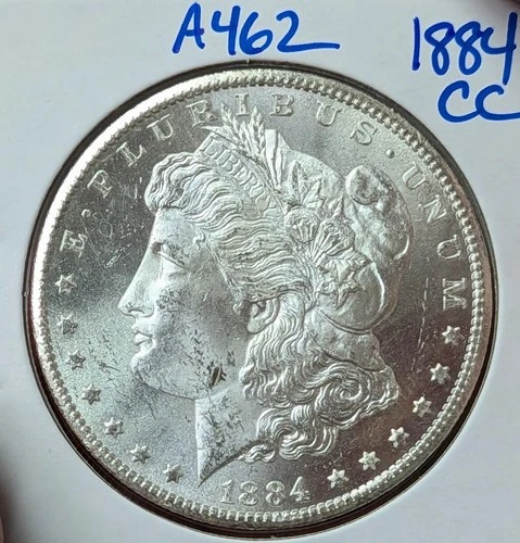 1884-CC Morgan Silver Dollar BU - A462