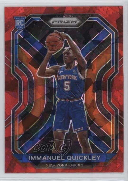2020-21 Panini Prizm Red Ice Prizm Immanuel Quickley #296 tm7