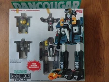 Vintage Godaikin Bandai Dancougar 1985 Complete w/ Box & Poster Japan Chogokin