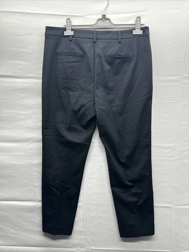 Next Mujer Negro Formal Vestido Pantalón Talla 16 L Botón con Cremallera Mosca W34 L27 Foto 4 de 4