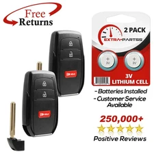 2 For 2023 2024 2025 Toyota Sequoia Keyless Entry Remote Smart Key Fob 4 button