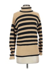 CAbi Women Brown Turtleneck Sweater XS