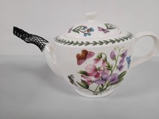 Portmeirion Botanic Garden Teapot 1.1L Sweet Pea Earthenware UK Made RRP£66.40