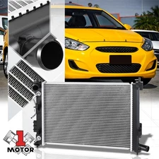 Factory Style Aluminum Core Cooling Radiator for 18-21 Hyundai Accent KIA Rio