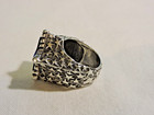 RARE Dian Malouf DLM Lapiz Lazuli 925 Silver/14K Gold PLTD 5 Point HEAVY 23Grams — photo 6