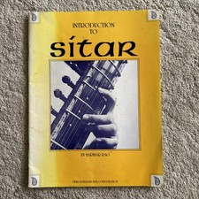 Introduction to Sitar BOOK Harihar Rao RARE Peer International 1967