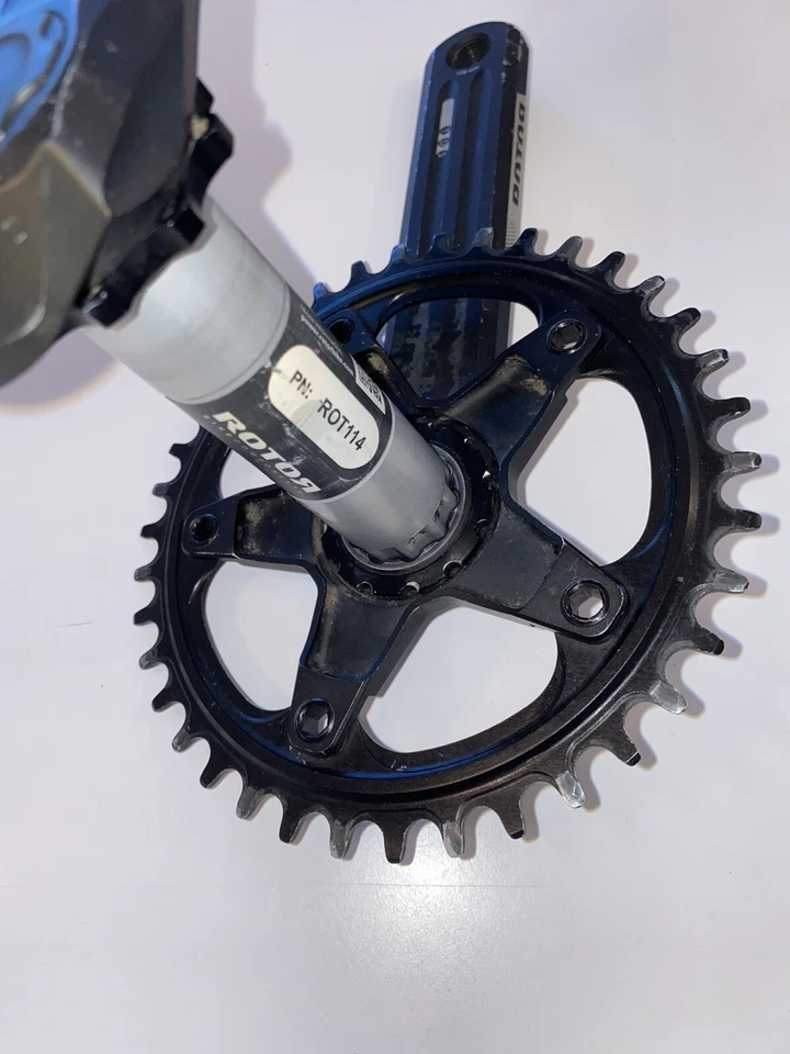 Rotor 3D+ InPower Road 175mm Power Meter Crank 110BCD Spider With Wickwerks 38T - Image 3 of 4