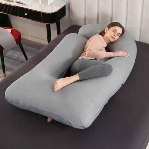 Pregnancy Pillow Full Body Maternity Women U/J-Shape Side Sleeper Support Pillow - Picture 110 of 129