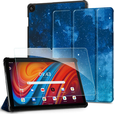 EasyAcc Hülle Lenovo Tab M10 3rd Gen 10.1 2022 TB328 mit Schutzfolie Sternenhimm