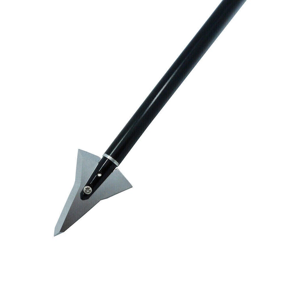 USA Stock 12Pcs Meteor Broadheads Stainless Steel Hunting Arrowheads 125 Grain - Image 3 of 4