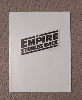 1980 Star Wars The Empire Strikes Back Production Staff Book Box Screening Promo