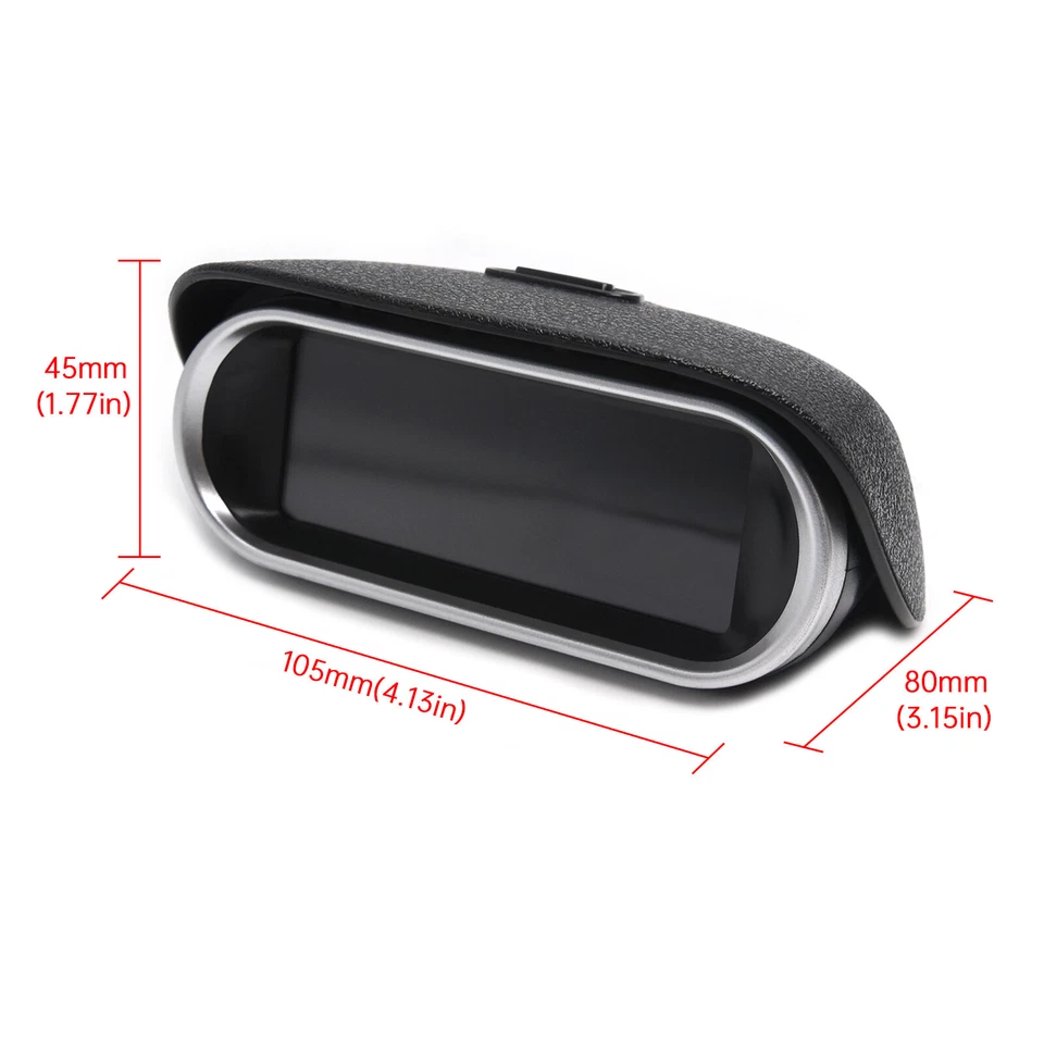 Voltímetro LCD 2 en 1 medidor de temperatura del agua sensor de temperatura del motor + adaptador de 36 mm Foto 4 de 4