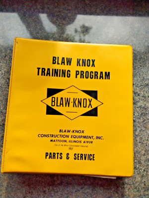 BLAW KNOX Bediener Service Manual Abdeckungen verschiedene Asphaltpflastermaschinen