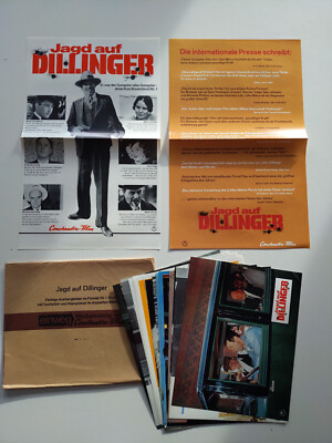 18 Original Aushangfotos + 2 Kleinplakate: Jagd auf Dillinger *Warren Oates 1973