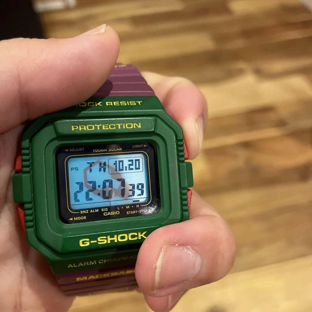 CASIO G-SHOCK G-5500MD-3JR Mackdaddy Digital Mens Watch Used