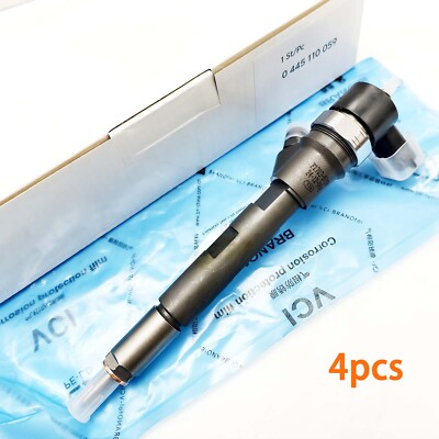 #ad 4x Fuel Injectors for Jeep Chrysler 2.5 2.8 CRD LDV Maxus 0445110059 510990024 $264.89