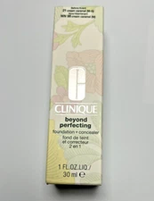 Clinique Beyond Perfecting Foundaton + Concealer # WN 98 CREAM CARAMEL 30ml New