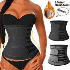 Women Waist Trainer Neoprene Belt Sauna Sweat Body Shaper Tummy Slimming Girdle