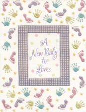 Set of 20 Cute NEW BABY Announcement Cards Envelopes by American Greetings
