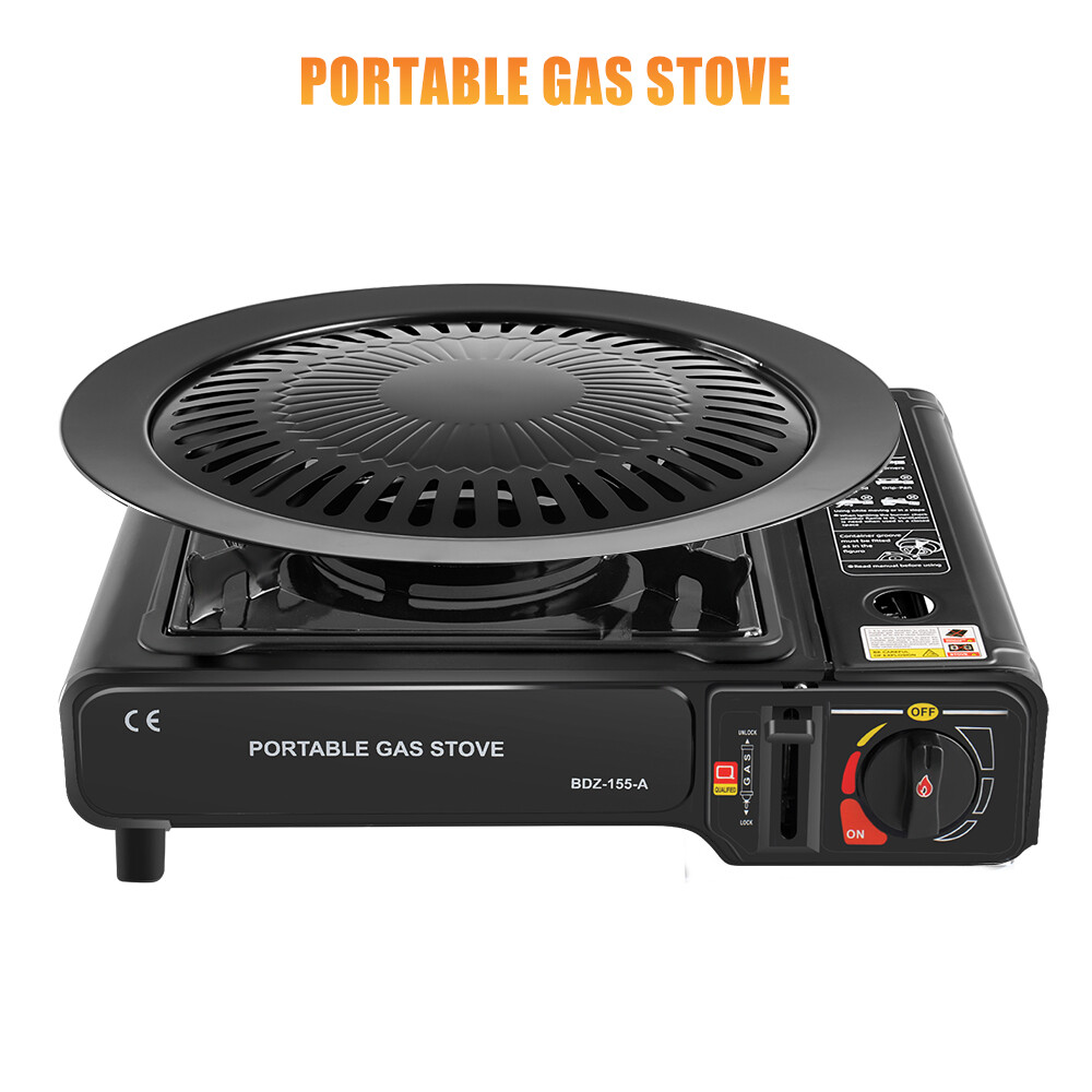 New Portable Camping Gas Cooker Single Burner Stove Butane BBQ Home  Restaurant | eBay