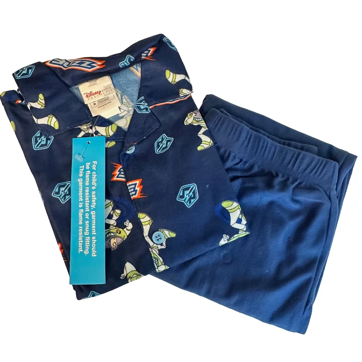 Disney Toy Story Buzz Lightyear Boys Size 7 8 Medium Pajamas