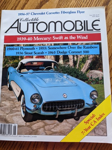 Collectible Automobile Magazine Lot 1991 Volume 7 number 5-6 Volume 8 number 1-4 - Picture 3 of 7