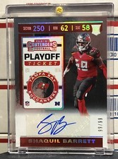 2019 PANINI CONTENDERS SHAQUIL BARRETT ROOKIE, #300, AUTO PLAYOFF TICKET, #99/99