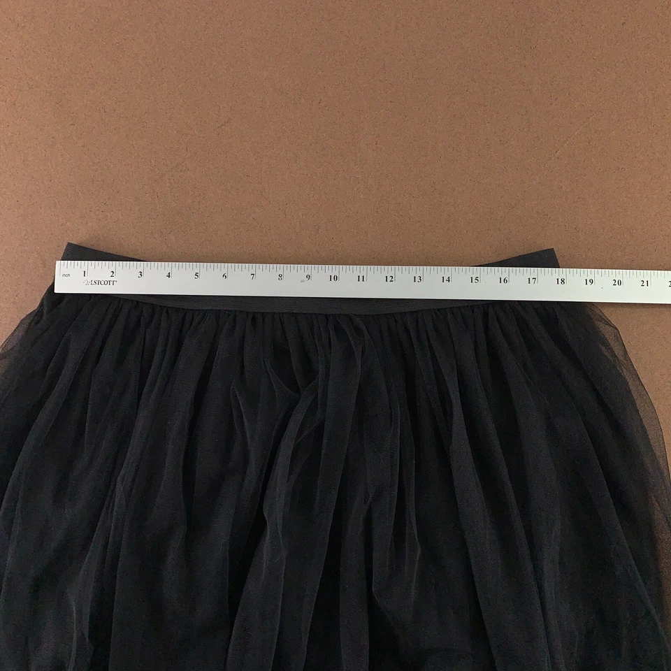 Spirit Halloween Women's Size XXL Black Mesh Layered Pull On Costume Skirt - Image 4 of 4