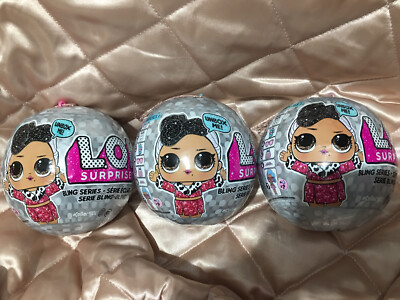 Neu 100 % Original & Versiegelt MGA LOL Puppen Bling Serie X3