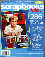 Scrapbooks etc. Magazine - Aug/Sept 2007 - Vintage  NLA - Scrapbooking
