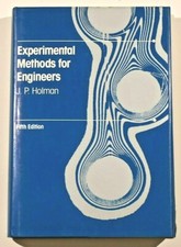 Experimental Methods for Engineers by Jack P. Holman (1988, Hardcover)