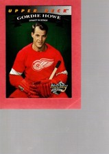 GORDIE HOWE 1992/93 UPPER DECK HOCKEY HEROES 20/27