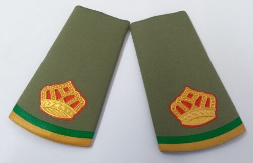 Kuwait National Guard & Defence Force Major Rank Slides Shoulder Epaulettes - Afbeelding 1 van 3