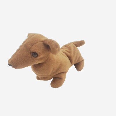 1995 WEENIE DACHSHUND Dog Ty Beanie Babies Plush Puppy